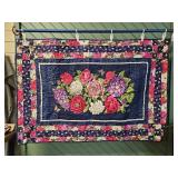 Handmade Quilt Floral 53x36 See Pics
