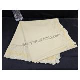 26x48 Yellow Tablecloth