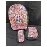 3 Pc Kirby Backpack