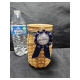 Longaberger Blue Ribbon Bank Basket