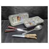 Loaf Pans & Knives