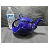 Hall Pottery Blue Tea Pot
