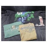 1 Long Sleeve 2 Short Tees SZ LG
