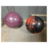 2 Bowling Balls 1 Is Cracked