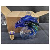 Glass Eagle Whiskey Decanter