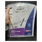 60 Big Tab Write & Erase Dividers
