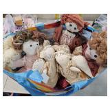 Bag Of Hand Made Dolls