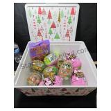Storage Tote With Candy