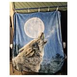 Wolf Throw Blanket
