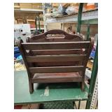 Wood Magazine Rack