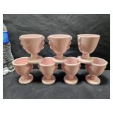 Ceramic Egg Cups Pink