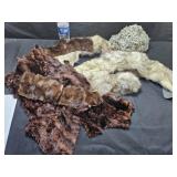 2 Fur Collars & Misc Fur