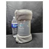 50 x 60 Fleece Throw Gray