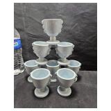 Ceramic Egg Cups Blue