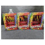 3 CT Skittles Candy Canes