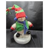 Spinning , Singing Snowman