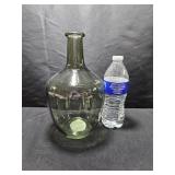 Green Glass Bottle Vase