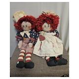 Older Raggedy Ann & Andy Dolls