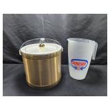 Ice Bucket & Plastic Pitcher