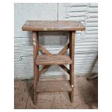 Old Wood Step Ladder