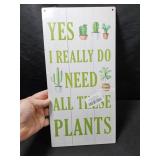 Plant Lovers Sign