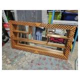 Nice Mirrored Wall Shelf 4ft x 2ft