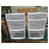 2 Plastic Storage Chests