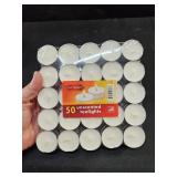 50 Tea Light Candles