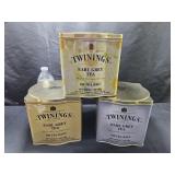 3 Twinings Tea Tins
