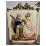 Chalkware Wall Plaque