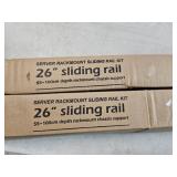 2 Sliding Rail Kits 26 Inch
