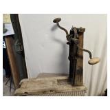 Antique Beam Boring Machine