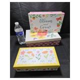 3 Cardboard Gift / Storage Boxes