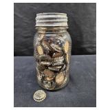 QT Jar Of Bottle Caps