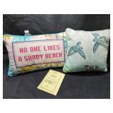 Sea Theme Pillows Used