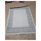 Outdoor Rug 62x80 Needs Light Clean (B)