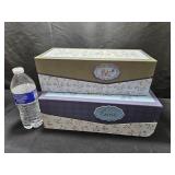 2 Damaged Cardboard Gift / Storage Boxes