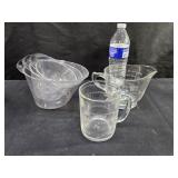 Plastic & Glass Measuring Cups 1 Chipped