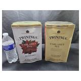 2 Twinings Tea Tins
