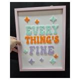 Everythings Fine Wall decor