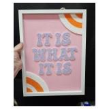 Is What It Is Wall Decor