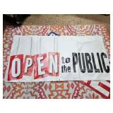 Open Banner 3 FT X 6 FT
