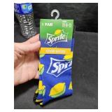 Sprite Socks Adult SZ 6/13