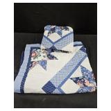2 Quilted Pillow Shams