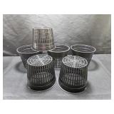 24 Plastic Mesh Planter Pots