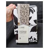 Shower Curtain Blk & Wht