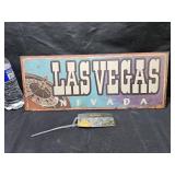 Las Vegas Tin & Luggage Tag