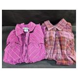 Juniors Flannels Used SZ XL