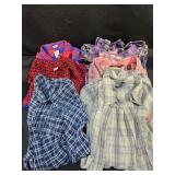 Juniors Flannels Used SZ M & LG
