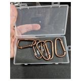 Aluminum Carabiner Hooks Brown